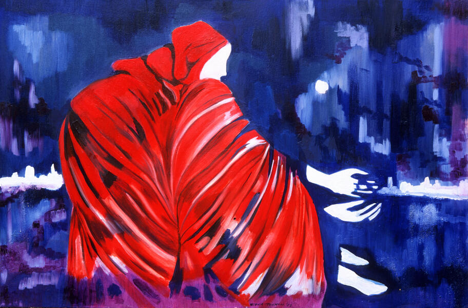 &quot;Invito alla notte&quot; Olio su tela 100 x 120