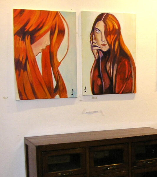 &quot;Agnese&quot; Olio su tela 80 x 50