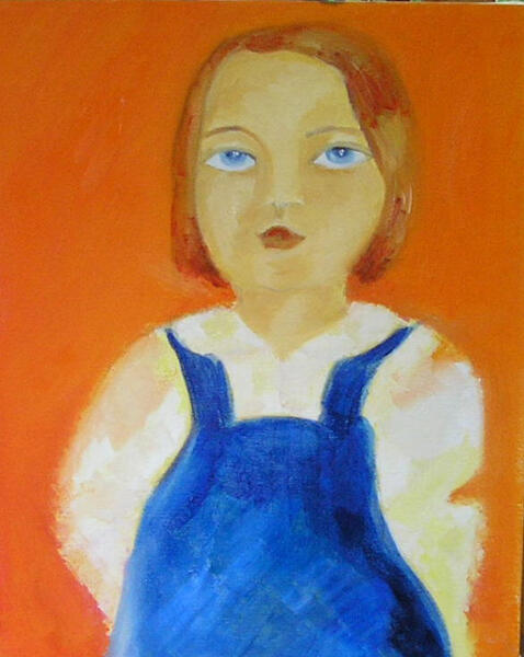 &quot;Sofia &amp; Sofia&quot; Olio su tela 50 x 40