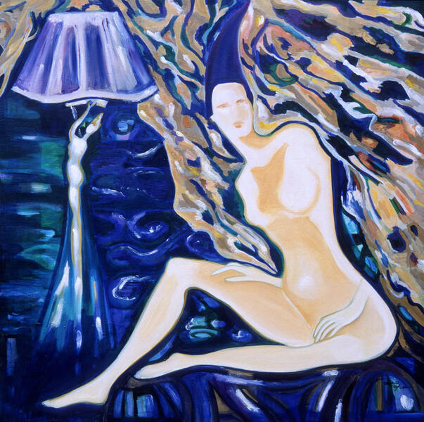 &quot;Novecento&quot; Olio su tela 100 x 100