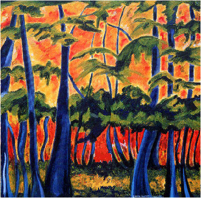 &quot;Il rumore del vento&quot; Olio su tela 100 x 100